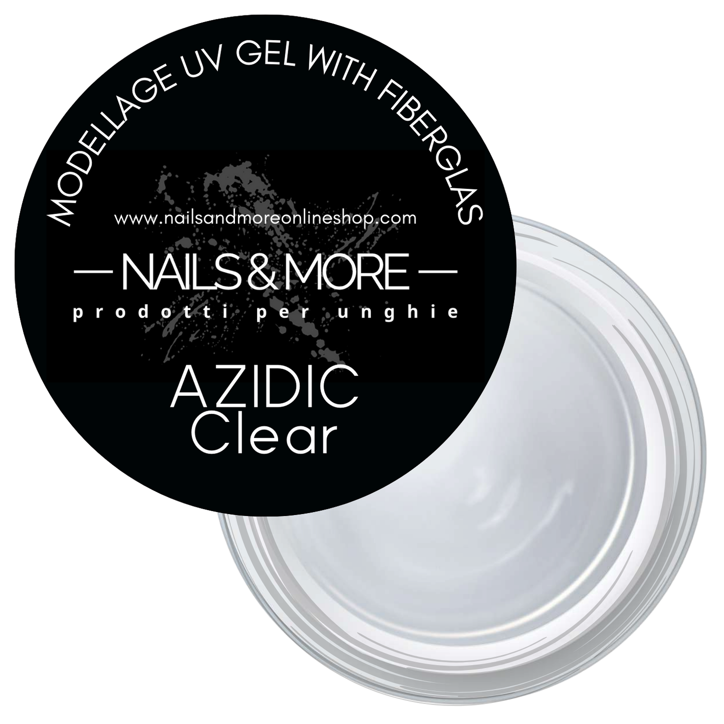 MODELLAGE GEL AZIDIC CLEAR CON FIBERGLAS