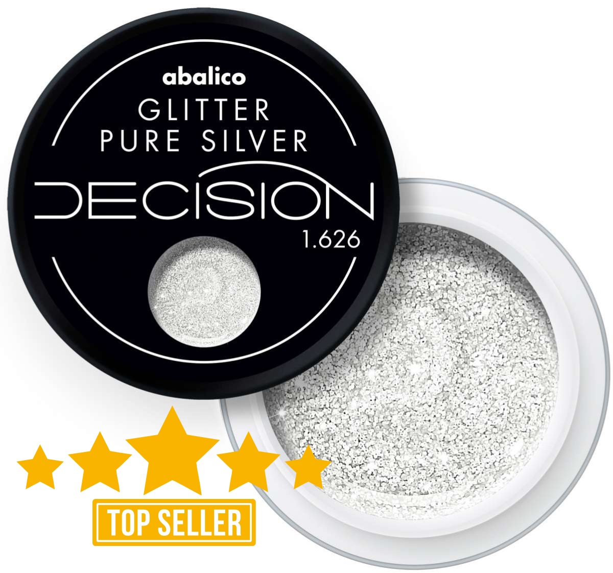 GLITTER PURE SILBER - TOP SELLER