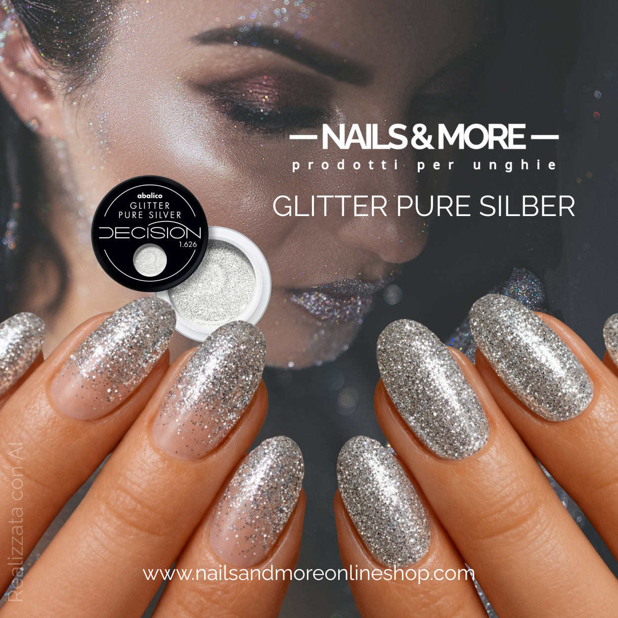 GLITTER PURE SILBER - TOP SELLER